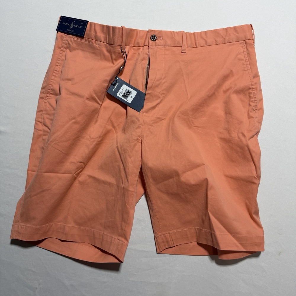 Polo Golf Ralph Lauren US Open 2013 Merion Links Fit Shorts Mens 38 NWT Peach